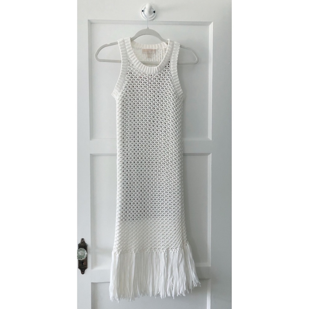 Michael Kors White Cotton Dress